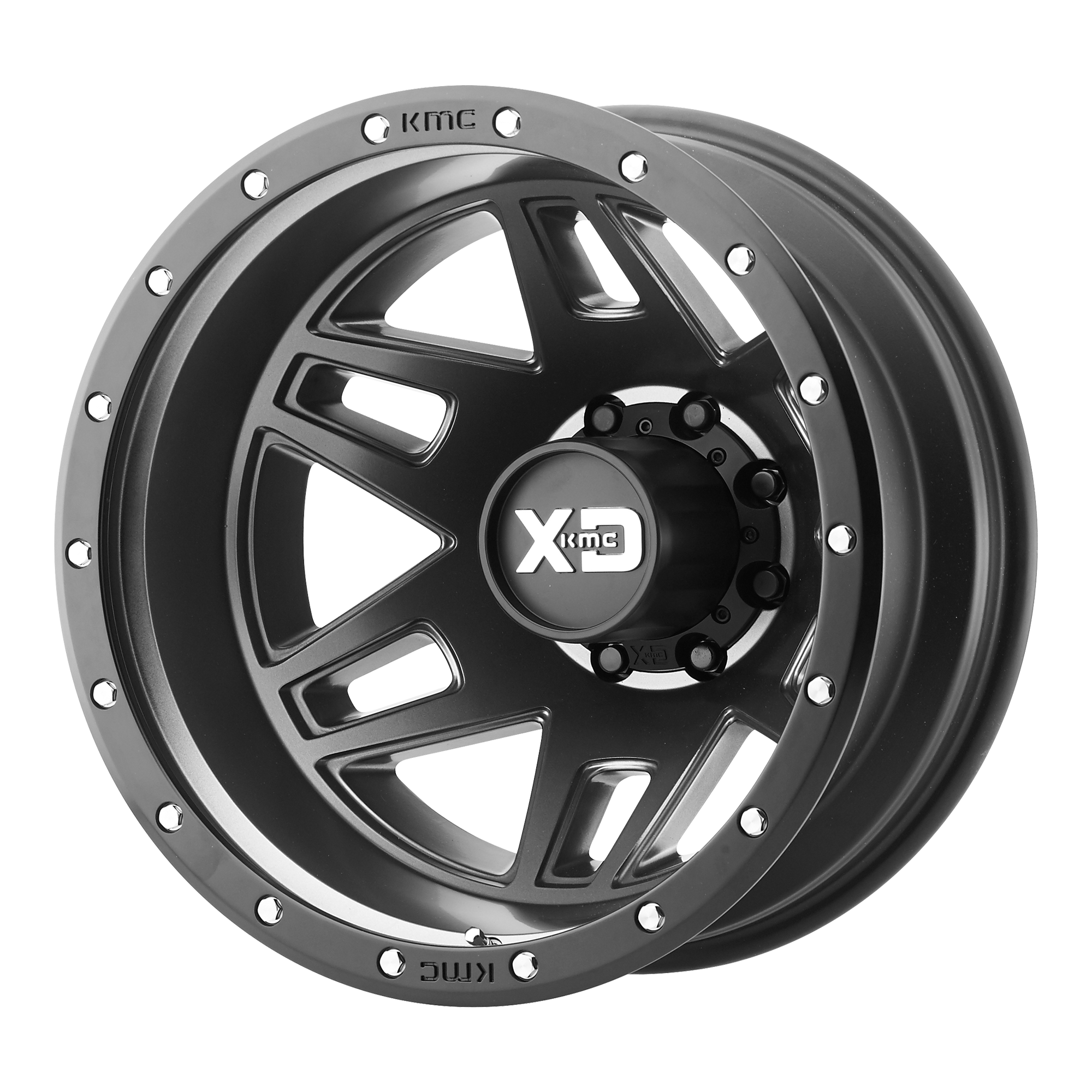 XD 20"x7.5" Non-Chrome Satin Black With Reinforcing Ring Custom Wheel ARSWCWXD130275827152N