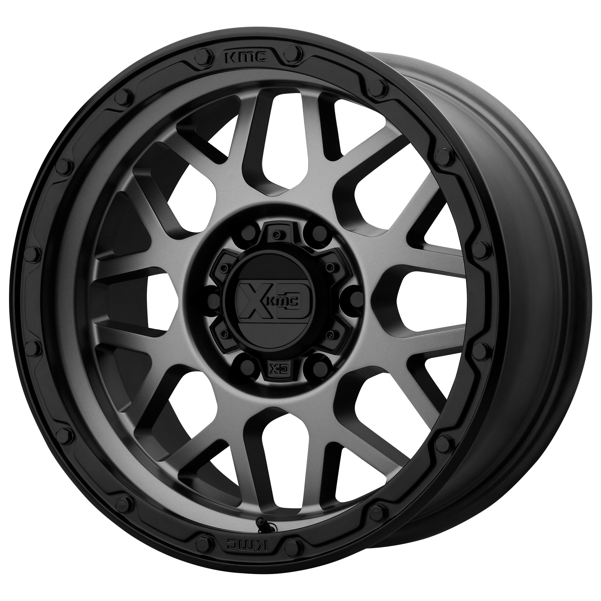 XD 17"x9" Non-Chrome Matte Gray Matte Black Lip Custom Wheel ARSWCWXD13579050418