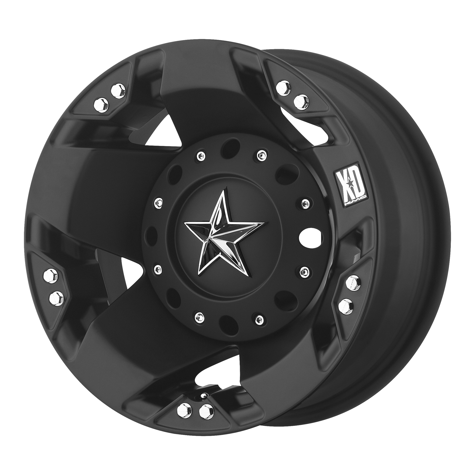 XD 16"x6" Non-Chrome Matte Black Rear Custom Wheel ARSWCWXD77566080794N