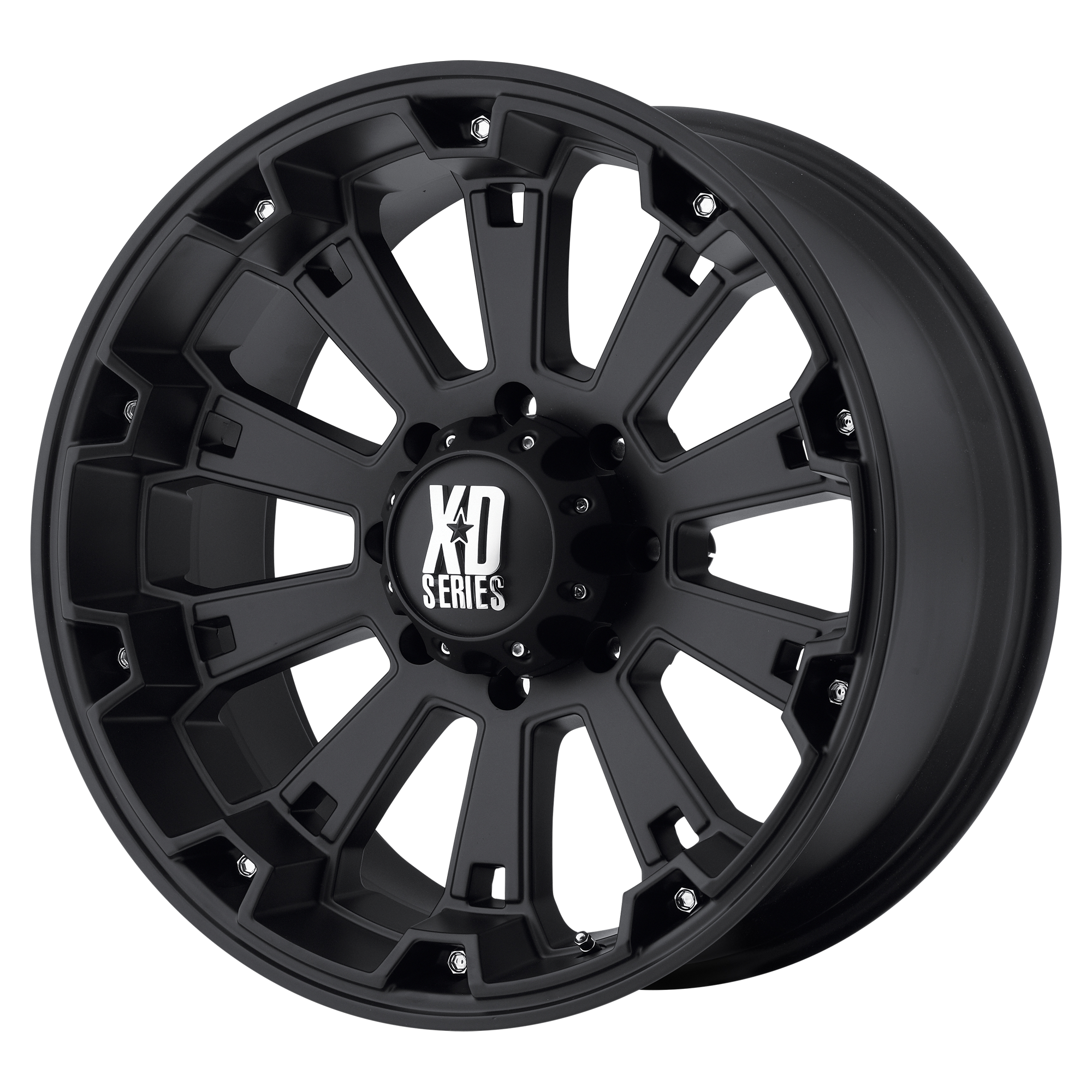 XD 22"x10" Non-Chrome Matte Black Custom Wheel ARSWCWXD80022068724N