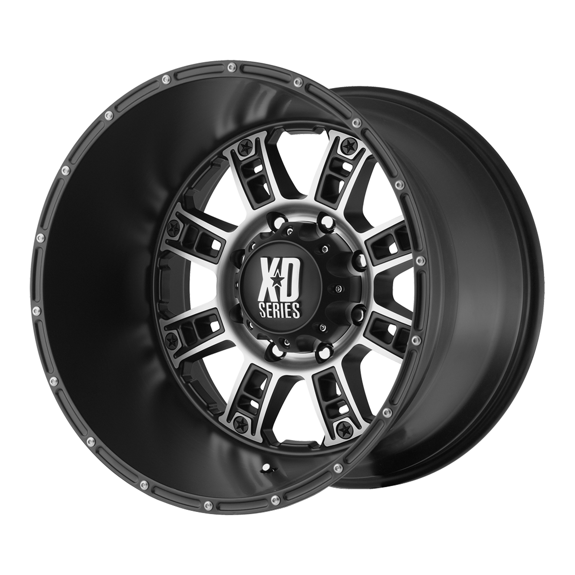 XD 20"x12" Non-Chrome Matte Black Machined Custom Wheel ARSWCWXD80921268744N