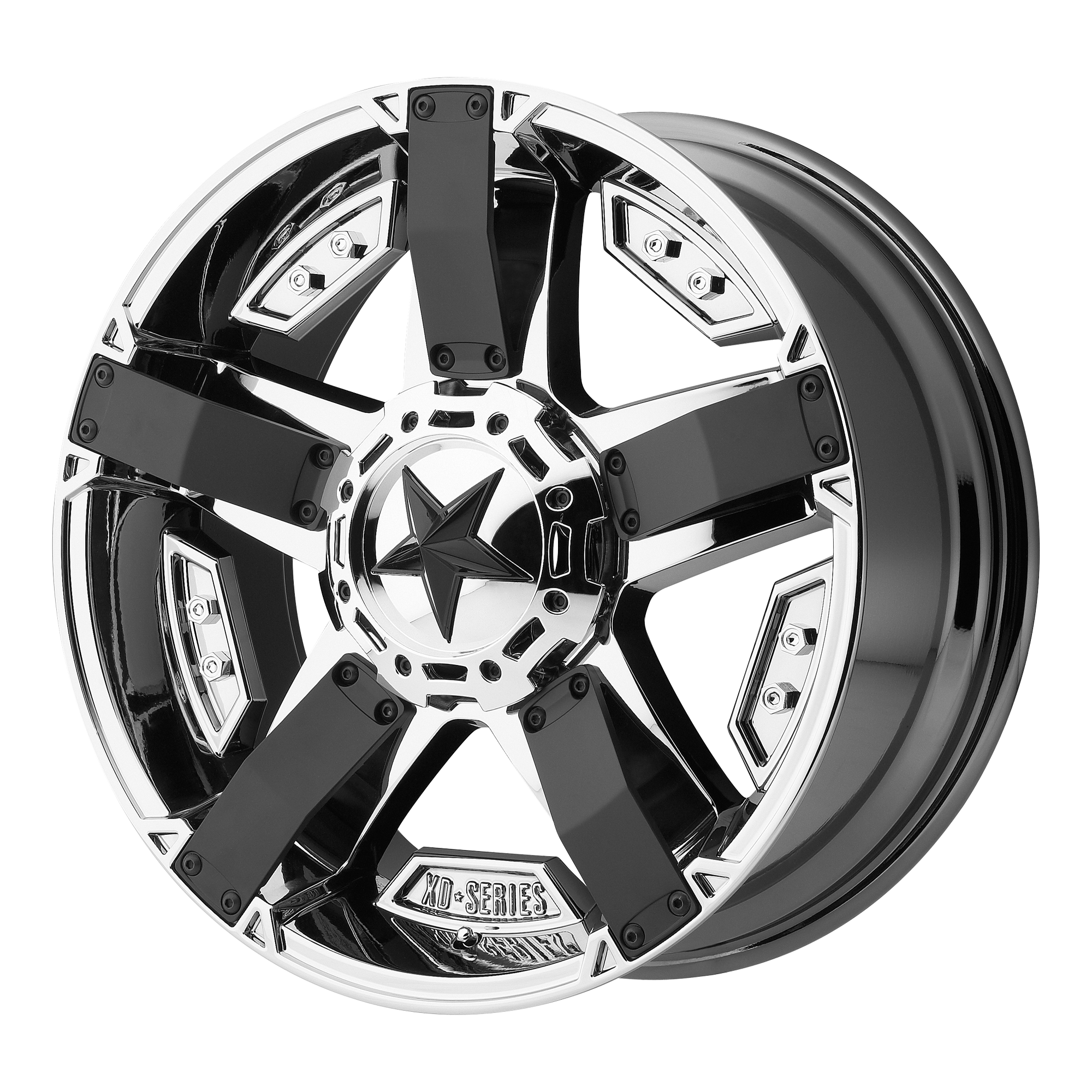 XD 20"x12" Chrome PVD With Matte Black Accents Custom Wheel ARSWCWXD81121235844N