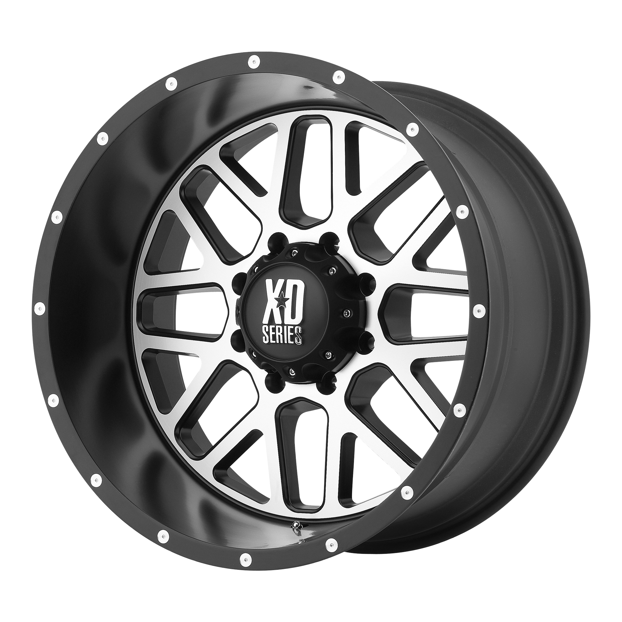 XD 20"x10" Non-Chrome Satin Black Machined Face Custom Wheel ARSWCWXD82021050524NUS