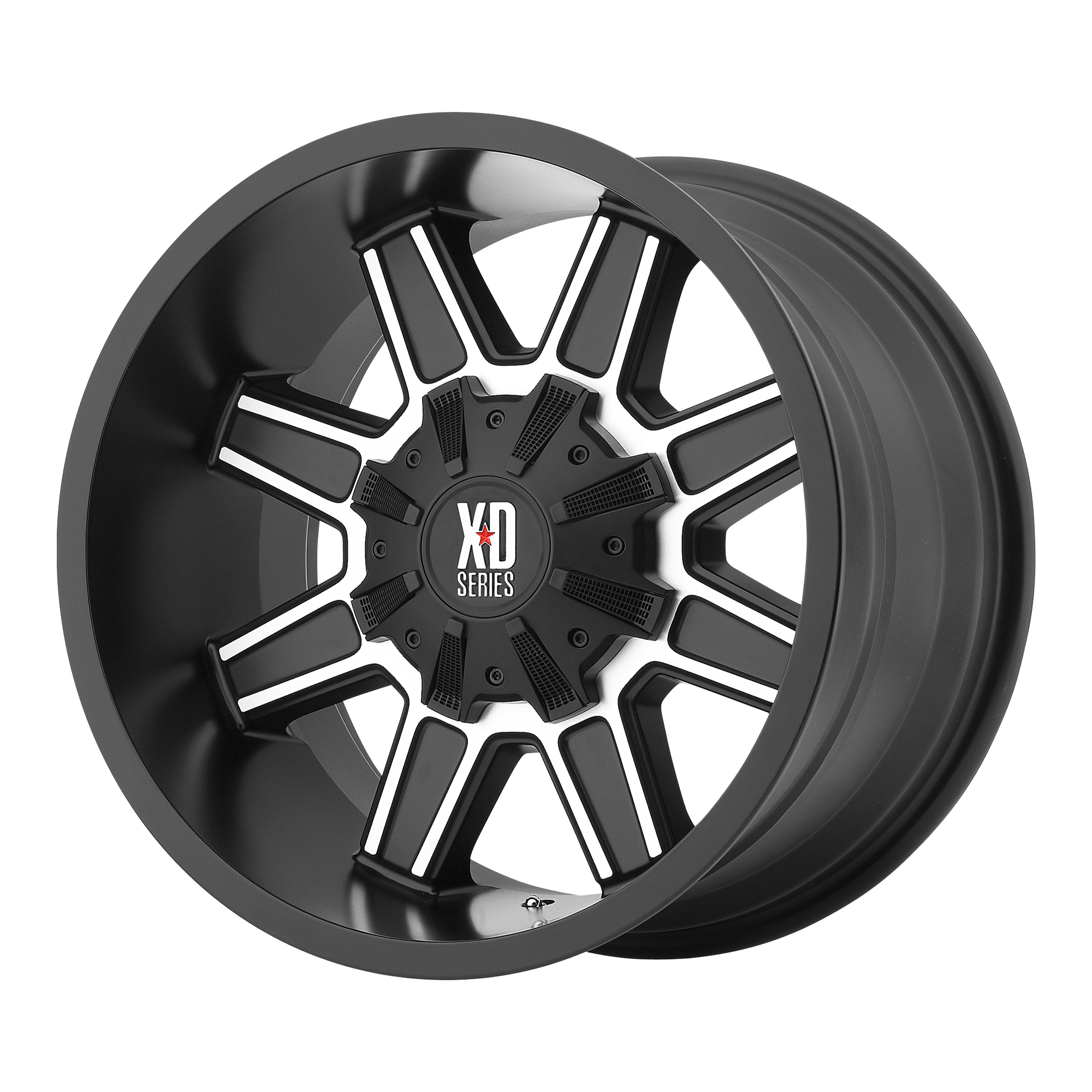 XD 20"x10" Non-Chrome Satin Black With Machined Face Custom Wheel ARSWCWXD82321067524N