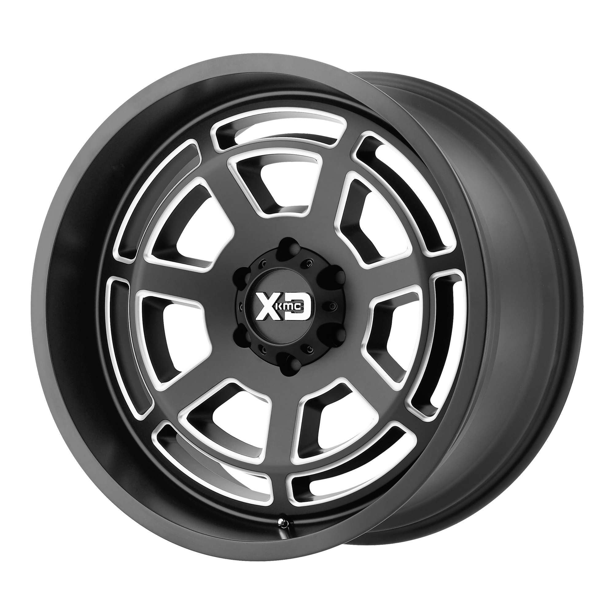 XD 20"x10" Non-Chrome Satin Black Milled Custom Wheel ARSWCWXD82421050924N