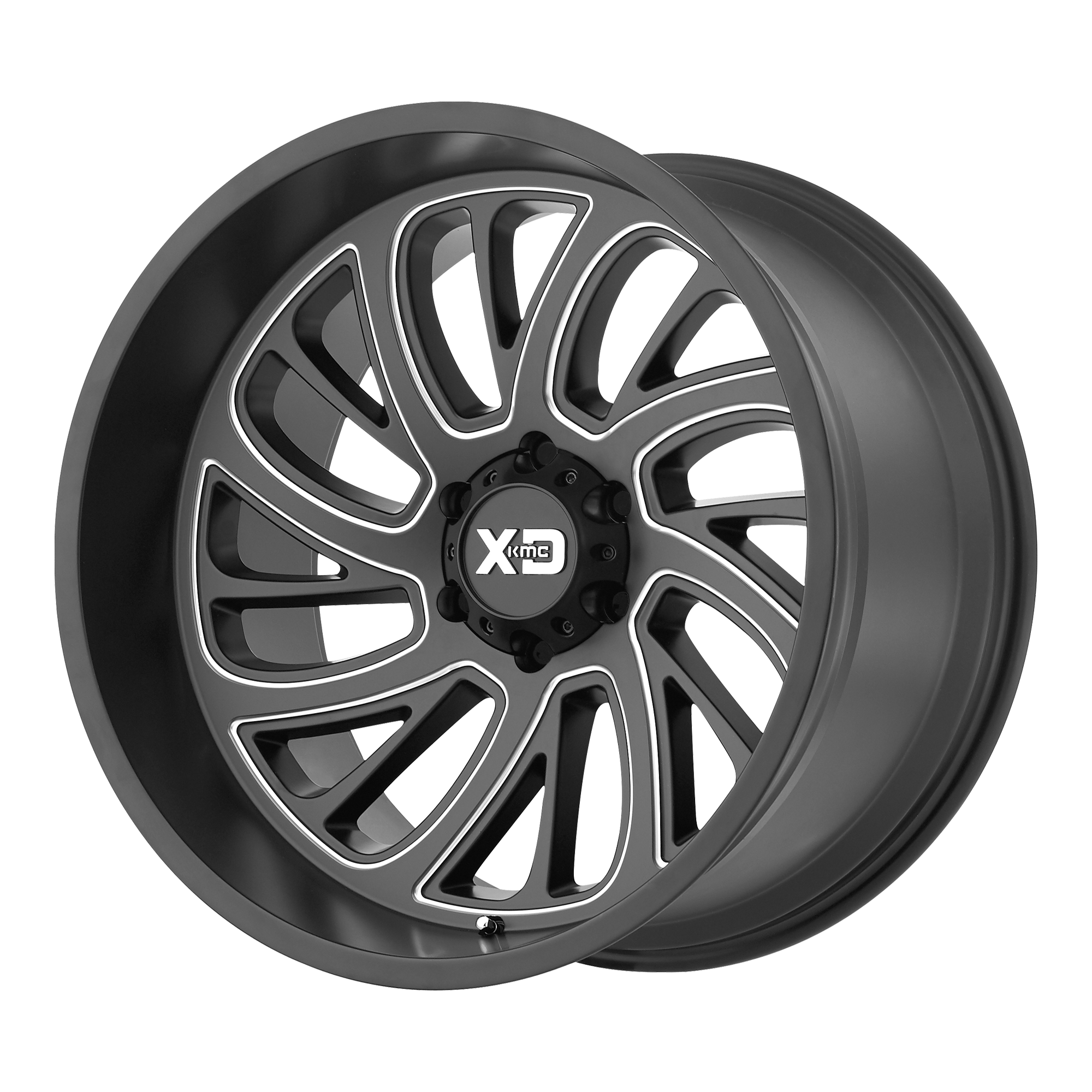 XD 20"x10" Non-Chrome Satin Black Milled Custom Wheel ARSWCWXD82621050924N