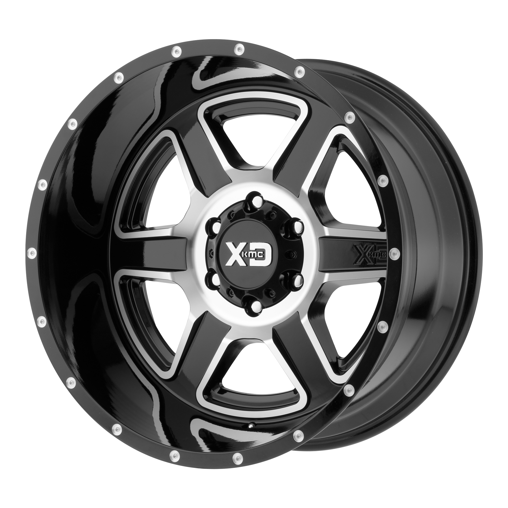 XD 20"x9" Non-Chrome Gloss Black Machined Custom Wheel ARSWCWXD83229068512N