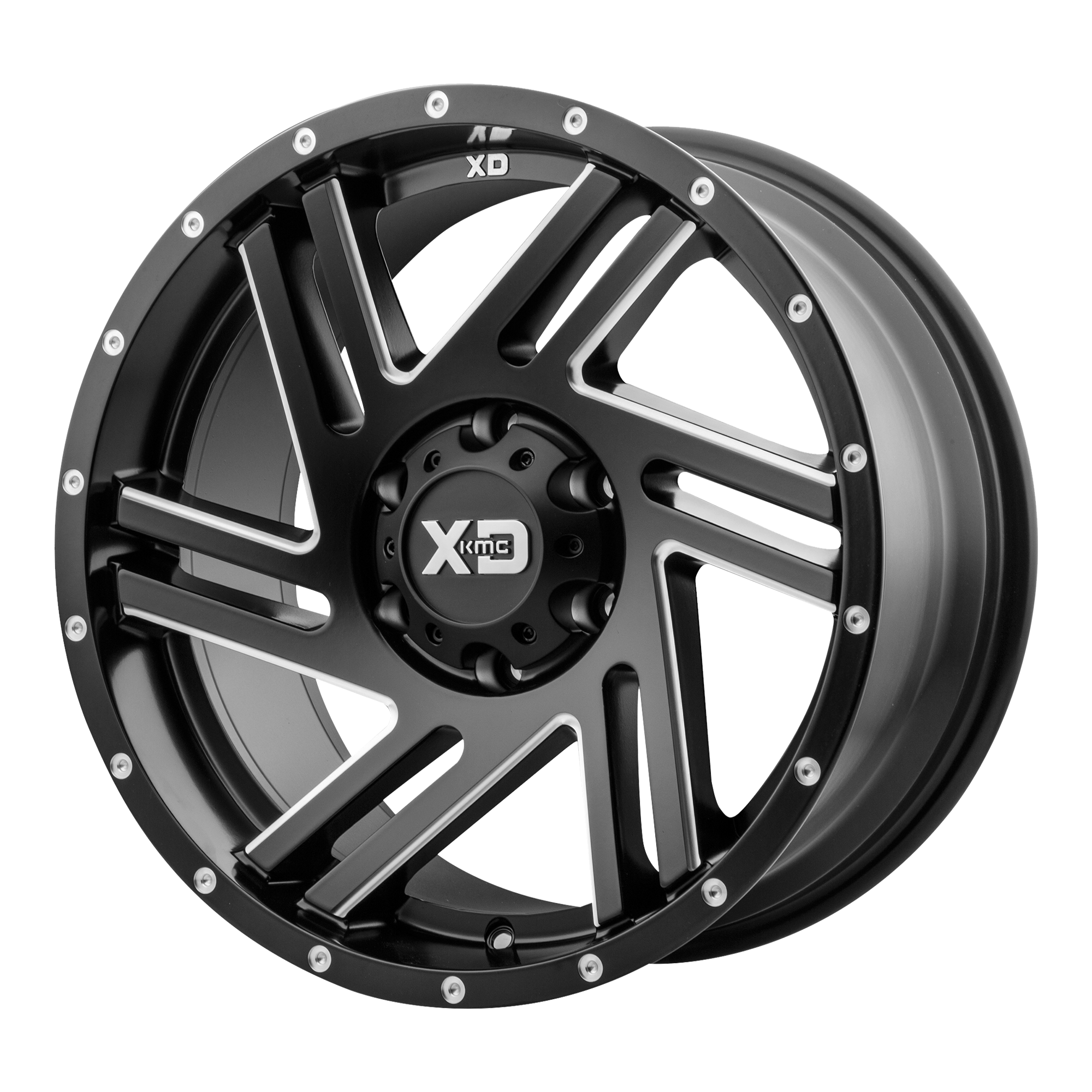 XD 20"x10" Non-Chrome Satin Black Milled Custom Wheel ARSWCWXD83521050918N