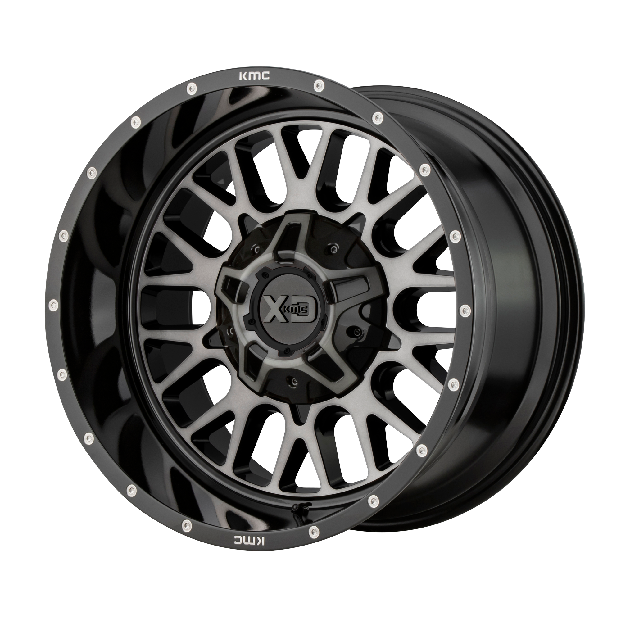 XD 20"x10" Non-Chrome Gloss Black With Gray Tint Custom Wheel ARSWCWXD84221067318N