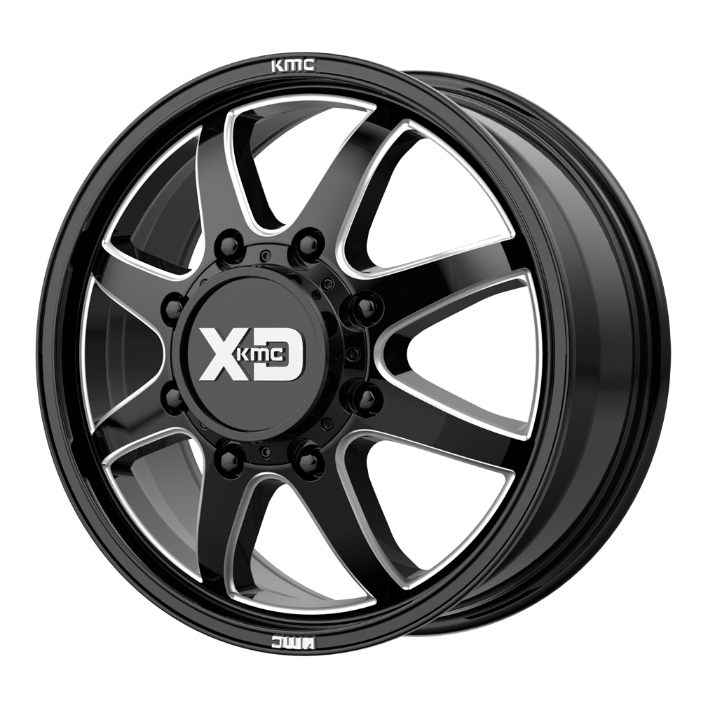 XD 20"x8.25" Non-Chrome Gloss Black Milled Front Custom Wheel ARSWCWXD845208813105