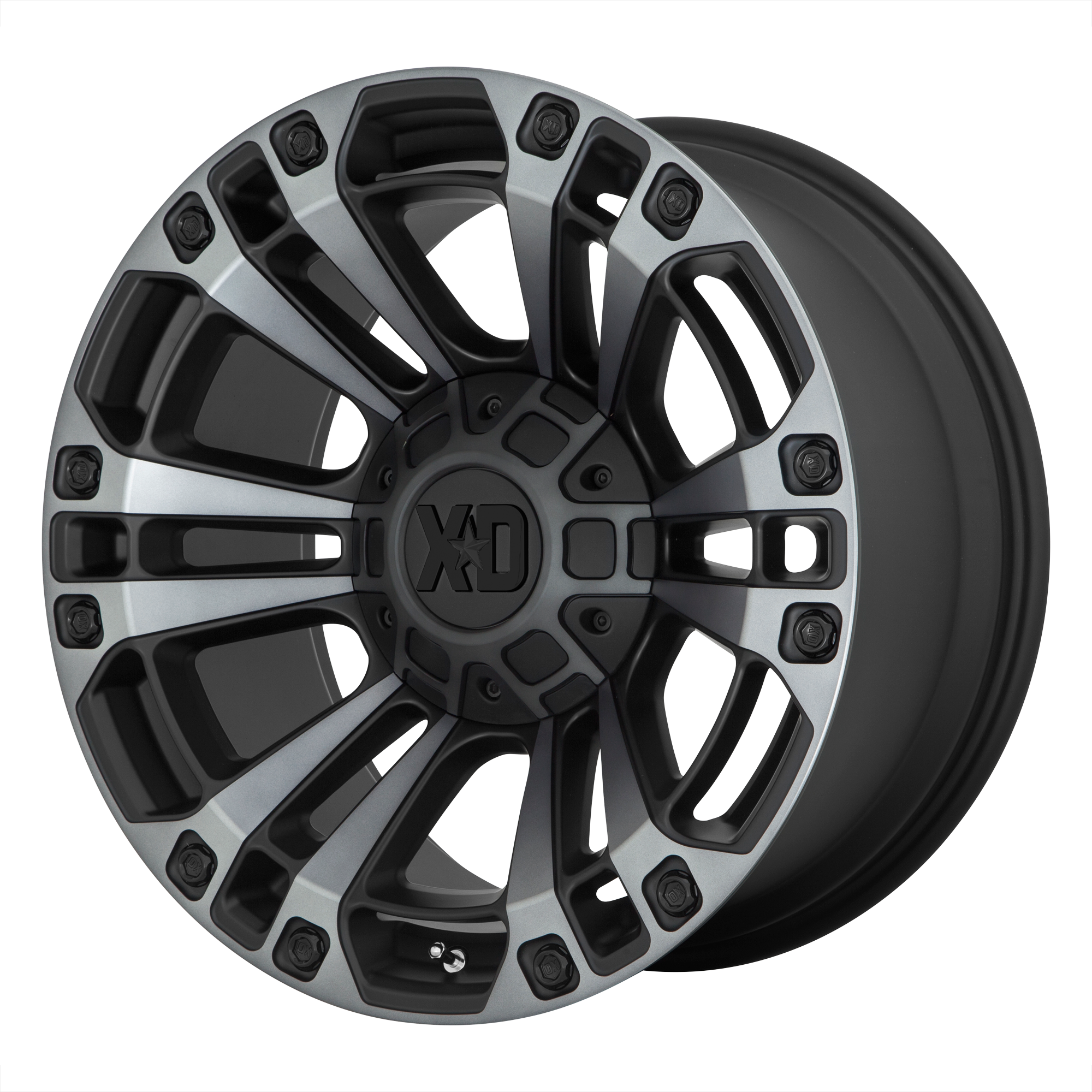 XD 20"x10" Non-Chrome Satin Black With Gray Tint Custom Wheel ARSWCWXD85121035418N