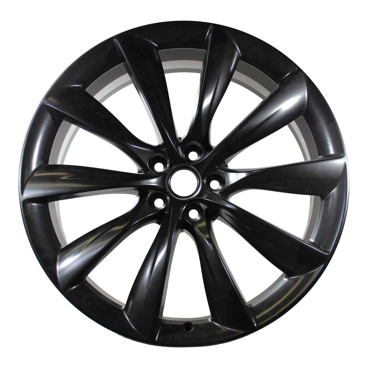 2015 Tesla Model X 22" Rear OEM Wheel Rim Turbine Black W97845B