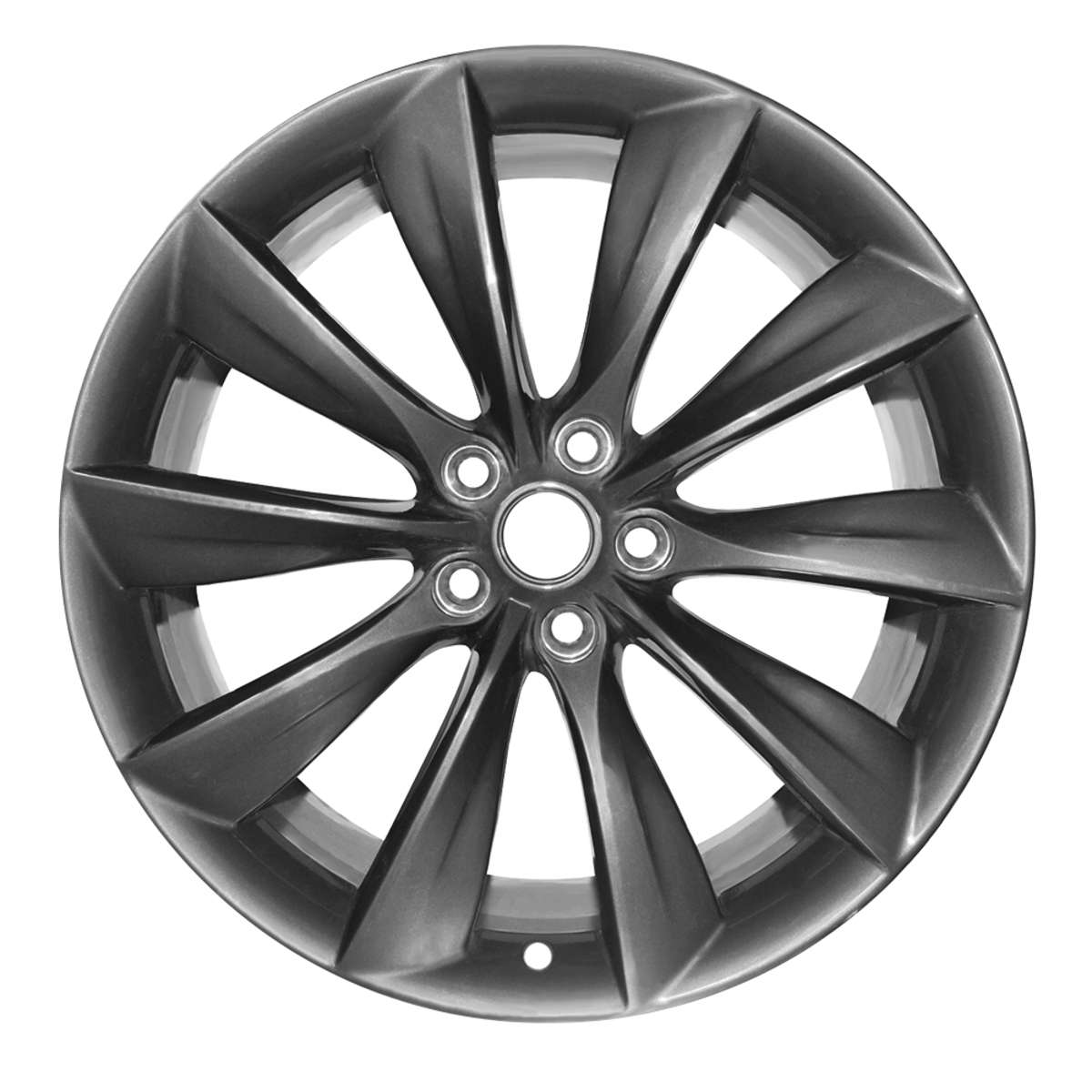 2013 Tesla Model S 21" Front OEM Wheel Rim W98727C
